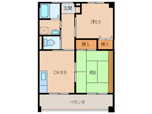 メゾン・ド・ソーラス【2階】の間取り