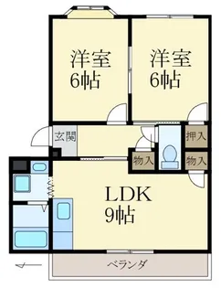 ピースフル21【2階】の間取り