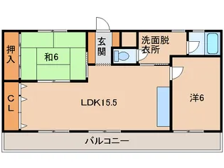 カサ・デありたか【4階】の間取り