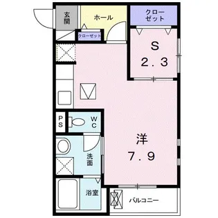 プルメリア【1階】の間取り