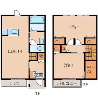 La Ferio古屋の間取り