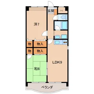 アヴァンセ21【1階】の間取り