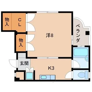 ハイツときわ【3階】の間取り