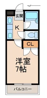パープルハイツ【2階】の間取り