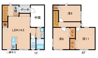 スターシオンⅡの間取り
