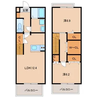 AmitieⅡの間取り