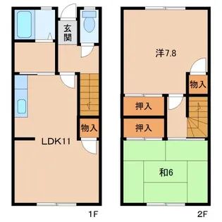 リザーブハイツ谷口の間取り