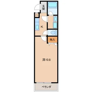 アビテ秋月南【2階】の間取り