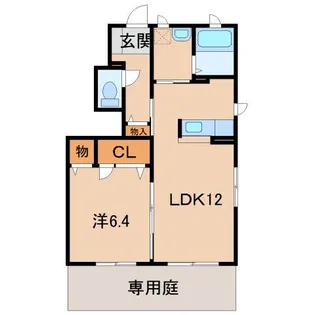 フローラル・アイ【1階】の間取り