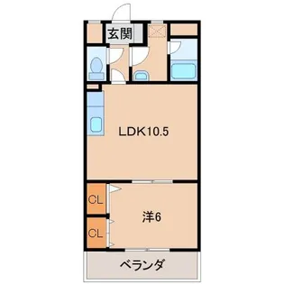 サンルーカス【1階】の間取り