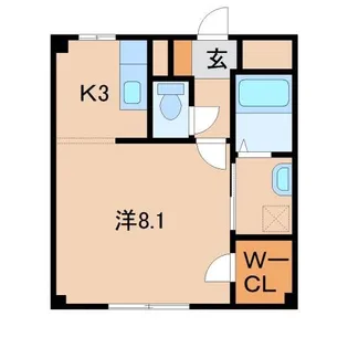 モイス・シャーム【2階】の間取り