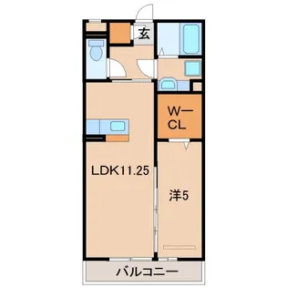 sereno 黒田【3階】の間取り