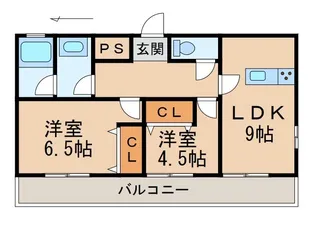 スエヨシビル黒田【5階】の間取り