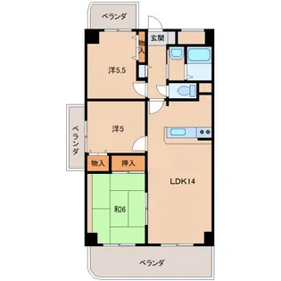 イル・ニード【3階】の間取り