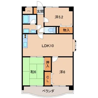 アヴァンセ21【1階】の間取り