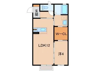 ビルロート【2階】の間取り