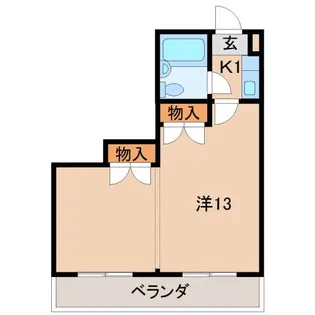 ロイヤルコーポ有本B棟【1階】の間取り