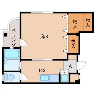 ハイツときわ【4階】の間取り