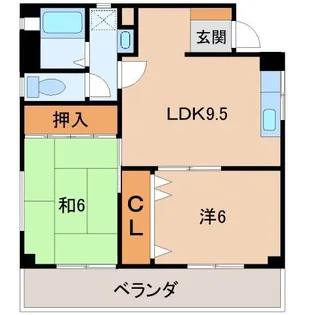 メゾン・ド・クラルテ【3階】の間取り