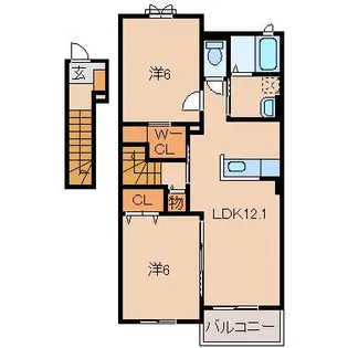 エテルノ【2階】の間取り