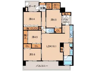 サーパス和歌山駅前【3階】の間取り