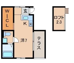 ルフトゼロ【1階】の間取り