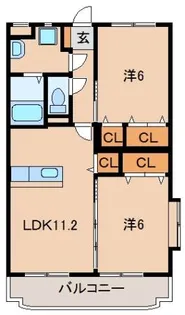 ハートフルほしや【3階】の間取り