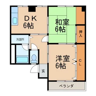 第5宮田ビル【3階】の間取り