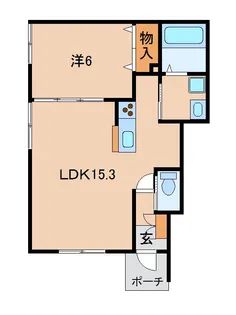 メゾンボワⅡ【1階】の間取り