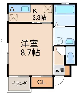クラウンハイツ加納【1階】の間取り