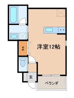 クラウンハイツ紀三井寺Ⅱ【1階】の間取り