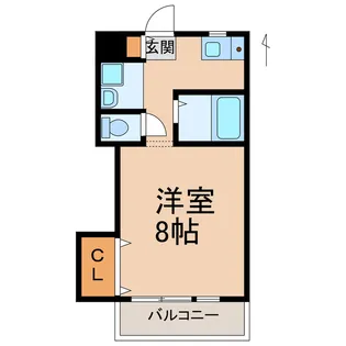 ル・ロアヴェールOGAWA【2階】の間取り