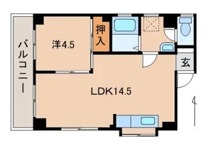 エジスポール塩屋【3階】の間取り