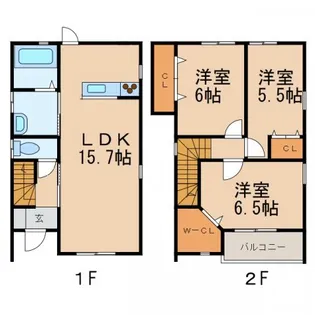 シアラ吹上Ⅰの間取り