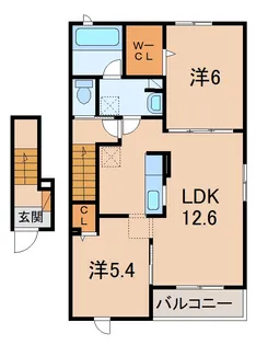 アーイラ みなみ H-1【2階】の間取り