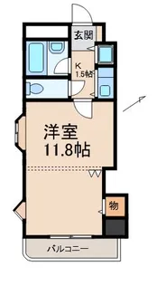 1Kの間取り画像