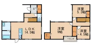 さくらWESTB号の間取り