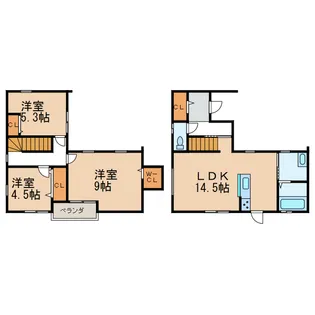 さくらWESTB号の間取り