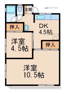 メゾンフェリス楠見中【3階】の間取り