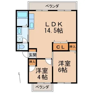 松長マンション弐番館【3階】の間取り