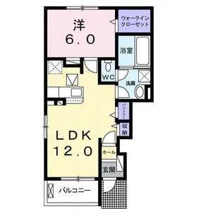 サーレ Ⅱ【1階】の間取り