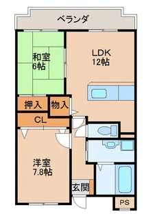 Pエトワール藤並【3階】の間取り