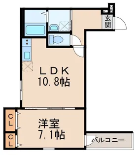 フジパレス田中町Ⅲ番館【2階】の間取り