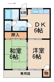 プラザ浜の宮【1階】の間取り