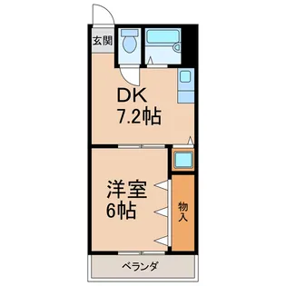 クラウンハイツ有家【3階】の間取り