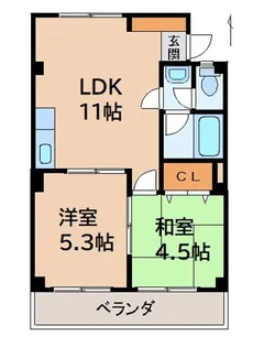 ミナールOKADA【3階】の間取り