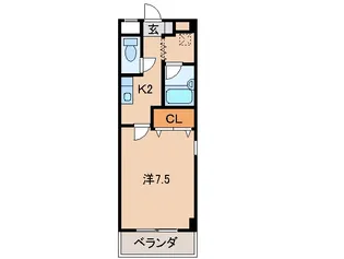 りぶる黒江【2階】の間取り