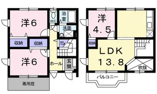 CRESTALL KOYA Ⅴの間取り