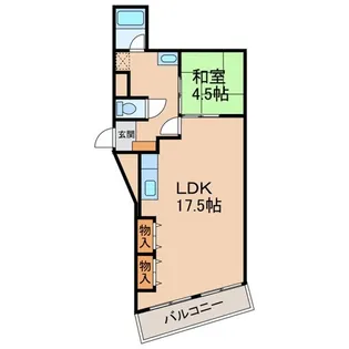 グランドハイツみきまち【2階】の間取り