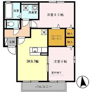 グレイス藤並 A棟【2階】の間取り
